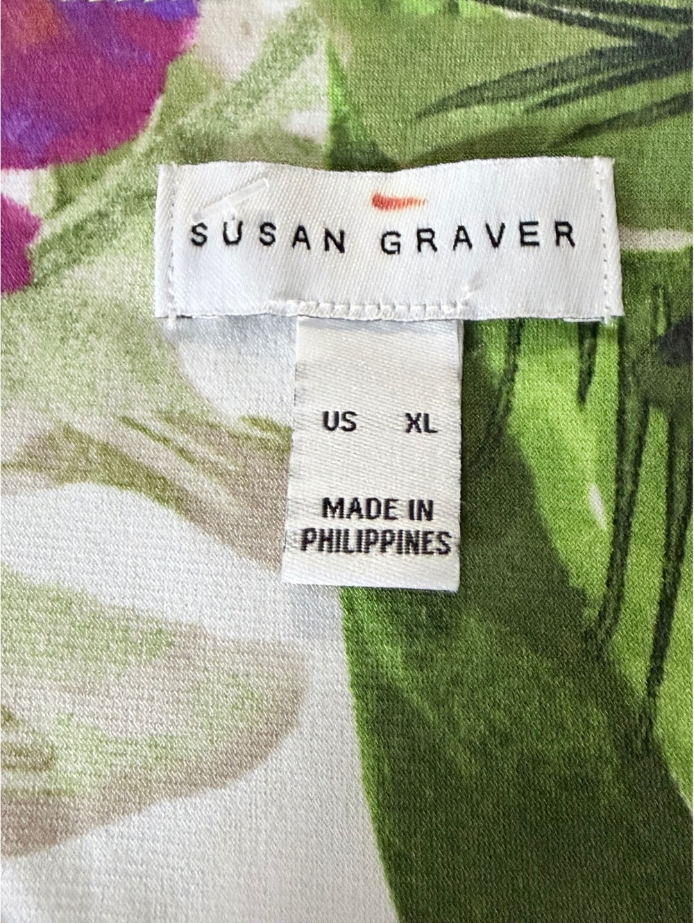 Susan Graver Women's Sleeveless size XL Tropical Leaf Print Dress Size XL - Picture 6 of 12